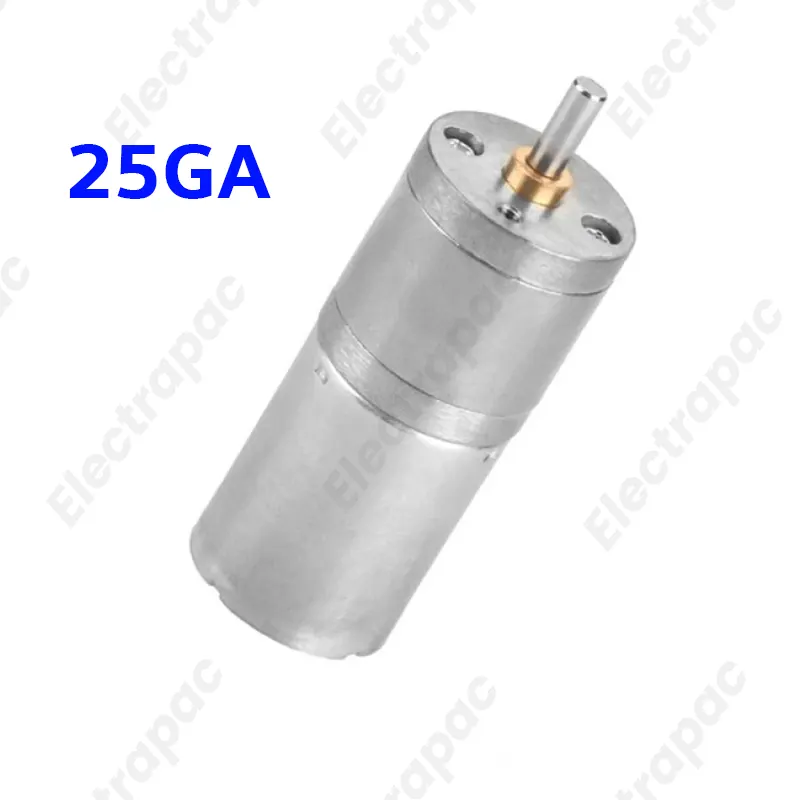 25GA 12V 300RPM DC Gear Motor - High Torque Metal Gear Motor