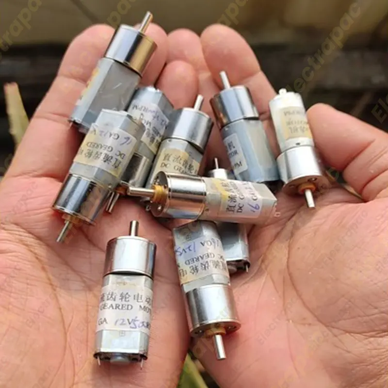 16GA 12V 800RPM Micro DC Gear Motor - High Speed Mini Metal Gear motor - Gallery 2